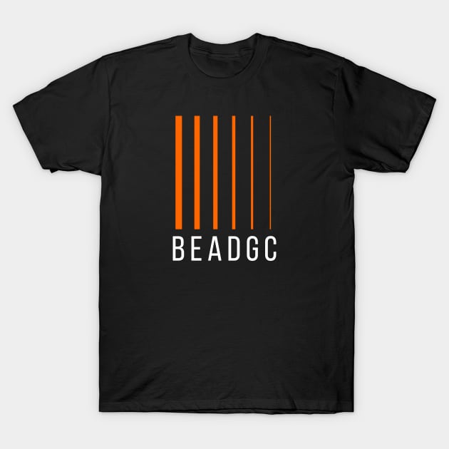 Bass Player Gift - BEADGC 6 String - Orange T-Shirt by Elsie Bee Designs